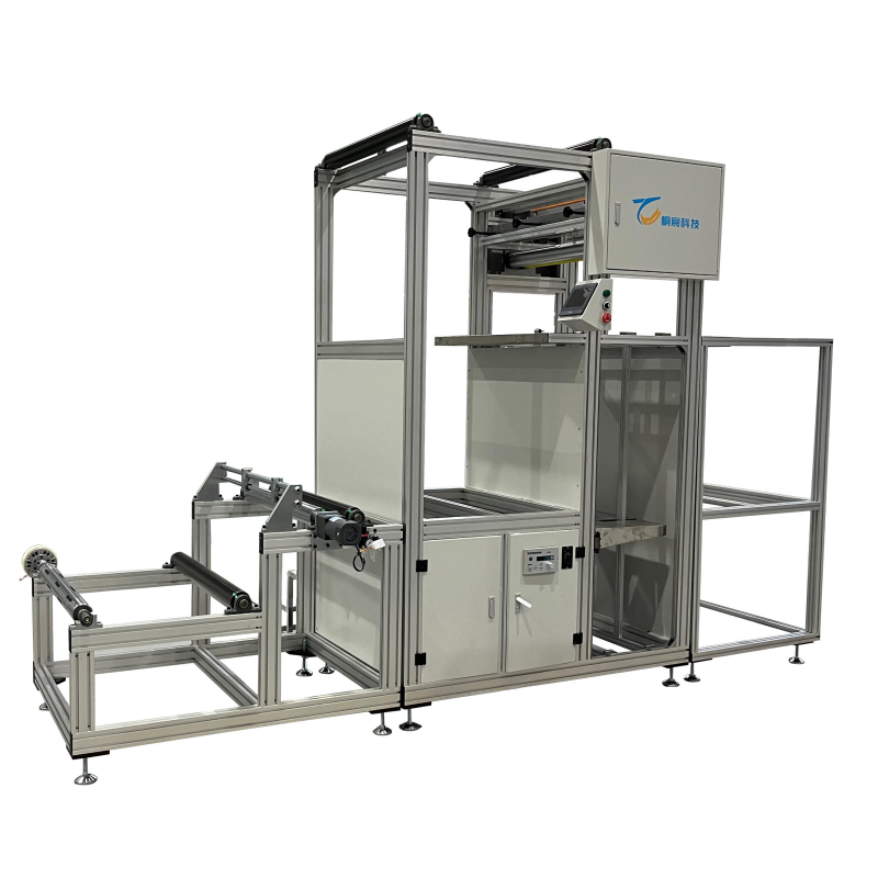 Línea de producción de papel plegable de fibra de vidrio particionada