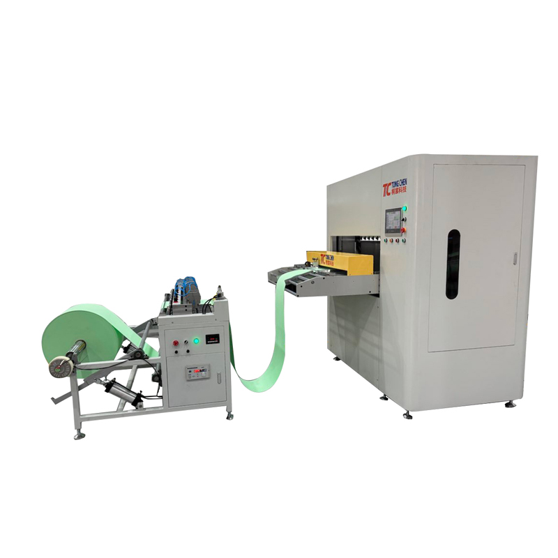 Línea de producción de plisado totalmente automática con servomotor de 300 mm de altura (séptima generación)