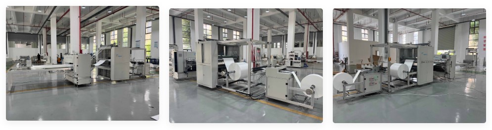 High temperature filter pleating machine production