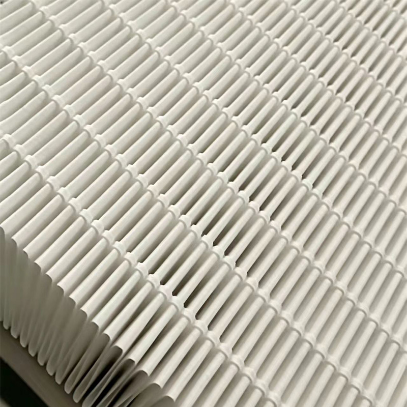 ribbon space blade pleater with ribbon pitching system for HEPA filter