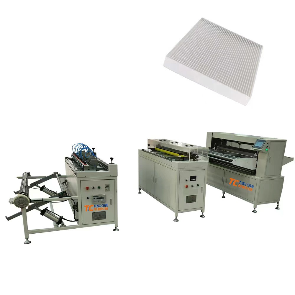 automotive filter manufacturing machine
